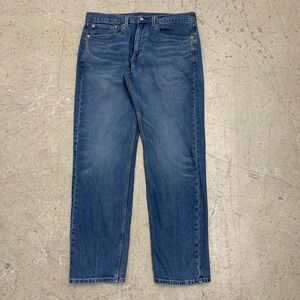 Levis Jeans Mens 36x33 Pants 505 Regular Straight‎ Work Stretch Denim Tag 34x34